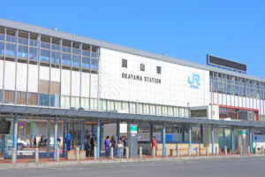 岡山駅の駅舎外観